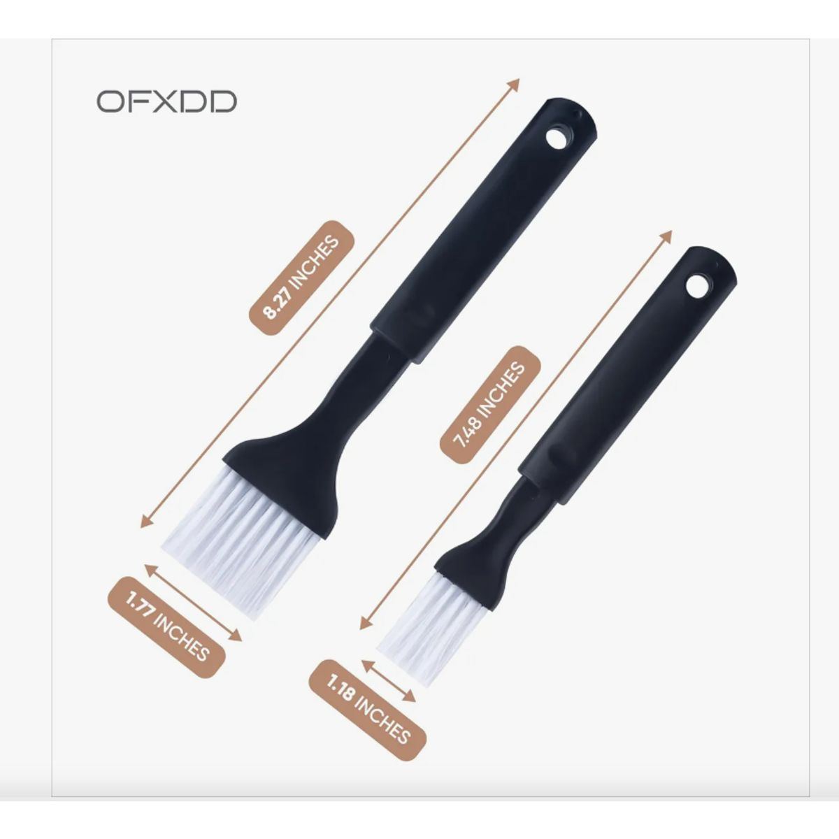 GENERICO - Set 4 Brocha Asado  Brocha Repostería De Pelo Nailon