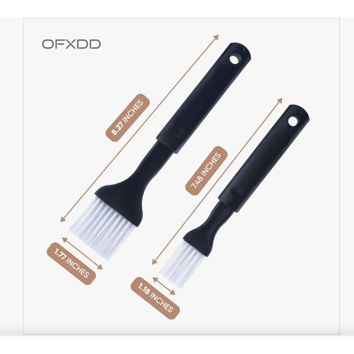 GENERICO - Set 4 Brocha Asado  Brocha Repostería De Pelo Nailon