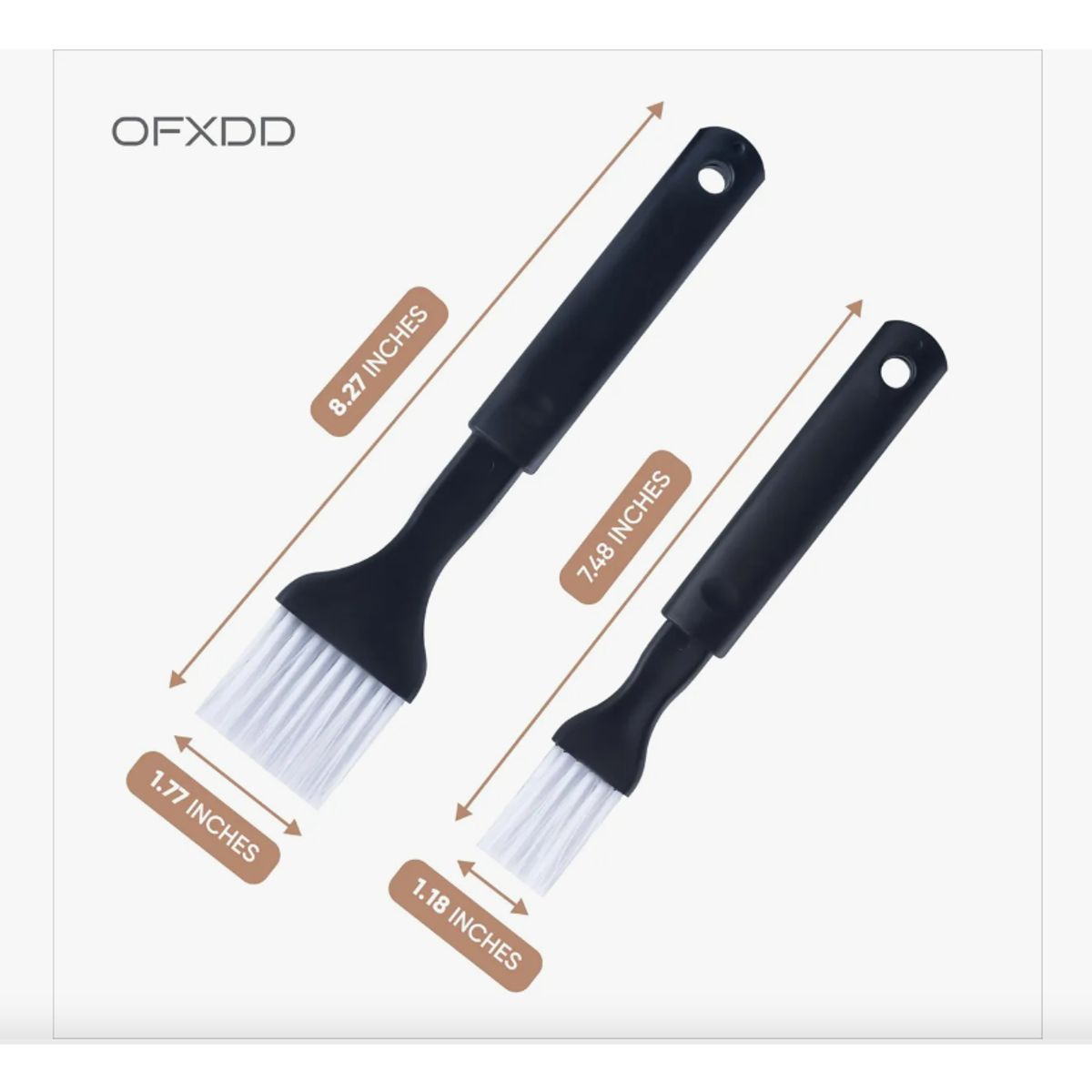 GENERICO - Set 4 Brocha Asado  Brocha Repostería De Pelo Nailon