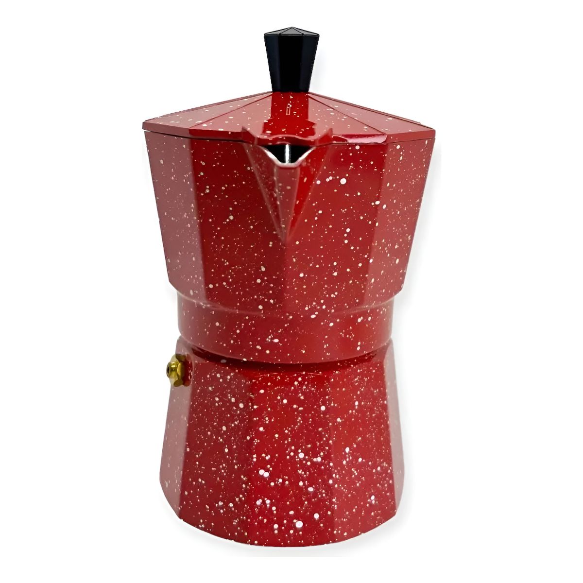 GENERICO - Cafetera Italiana De 9 Tazas Expresso Moka Diseño Granito