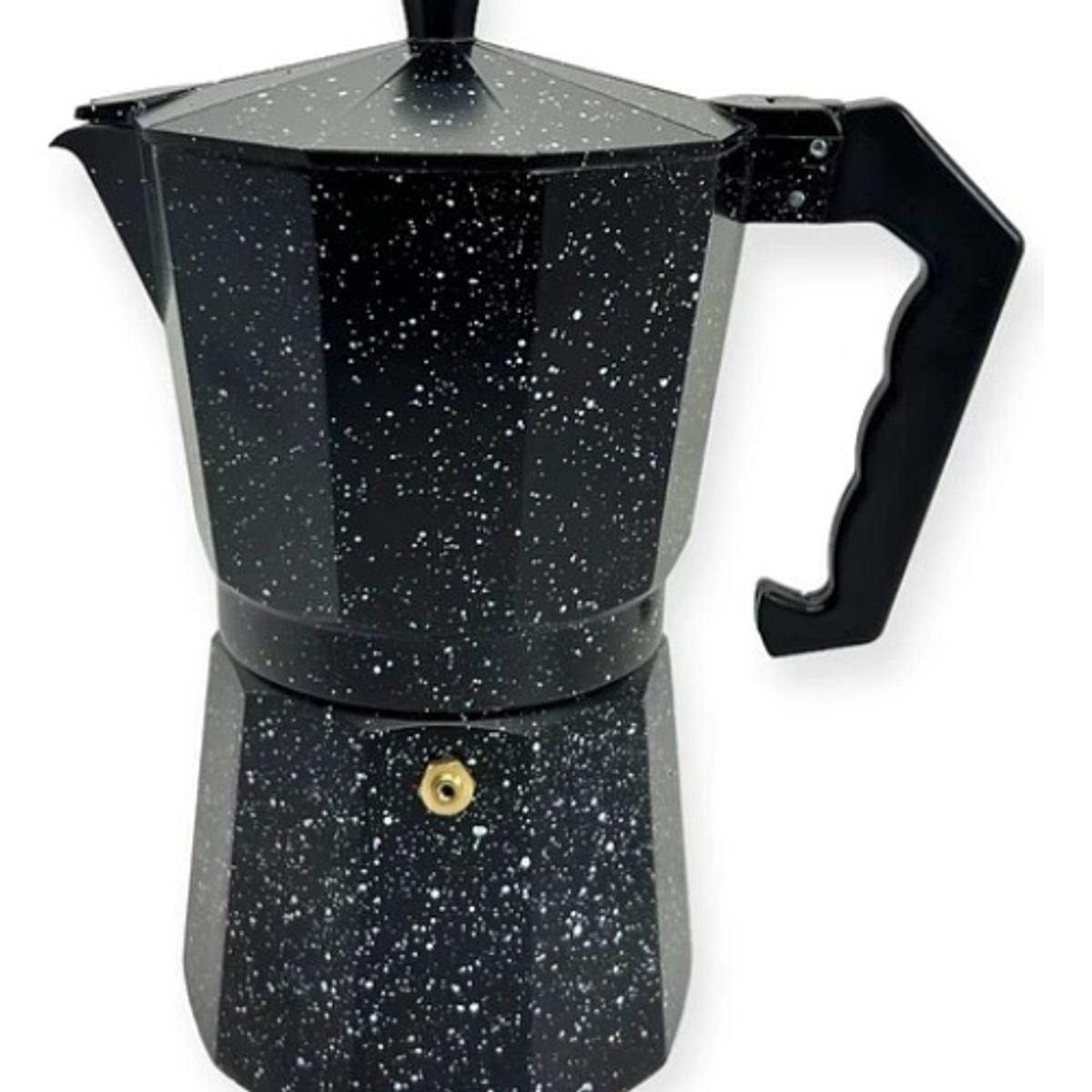 GENERICO - Cafetera Italiana De 3 Tazas Expresso Moka Diseño Granito