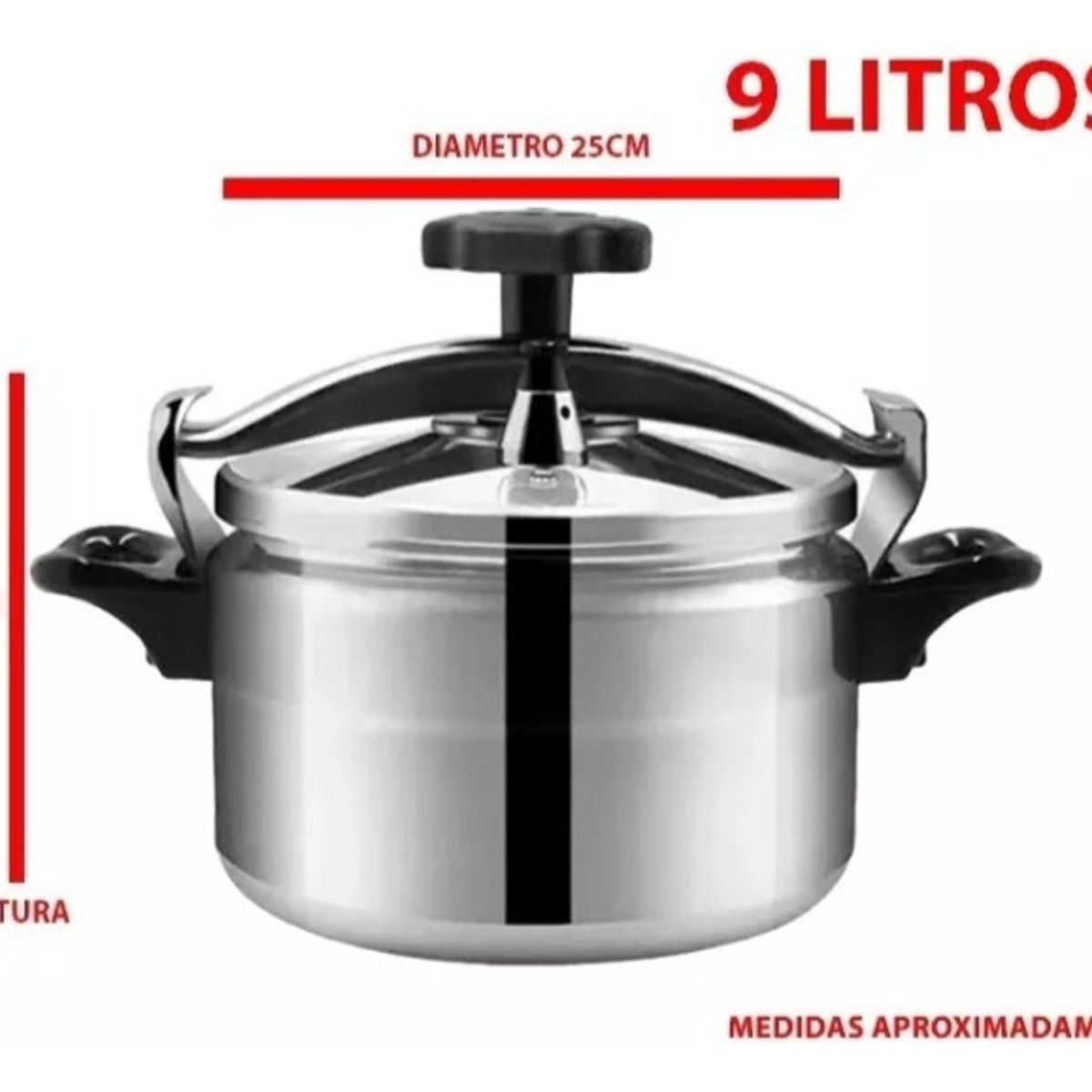 GENERICO - Olla A Presión 9 Litros 26cm