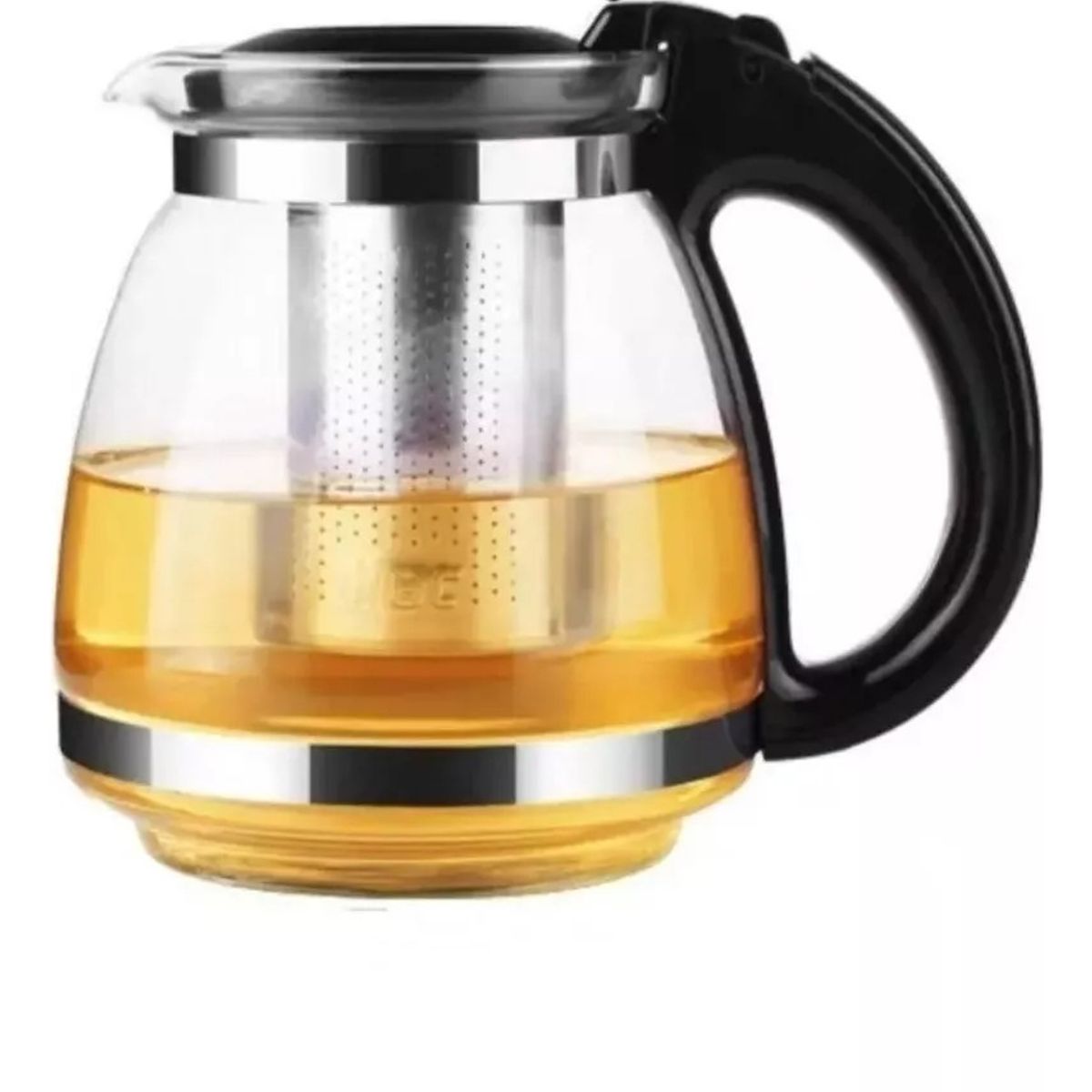 GENERICO - Tetera Jarra De Vidrio Con Filtro Metálico Té Café 1500ml
