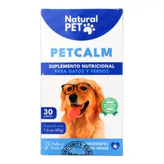 GENERICO - Petcalm Suplemento Natural Para Perros Y Gatos 30 sobres