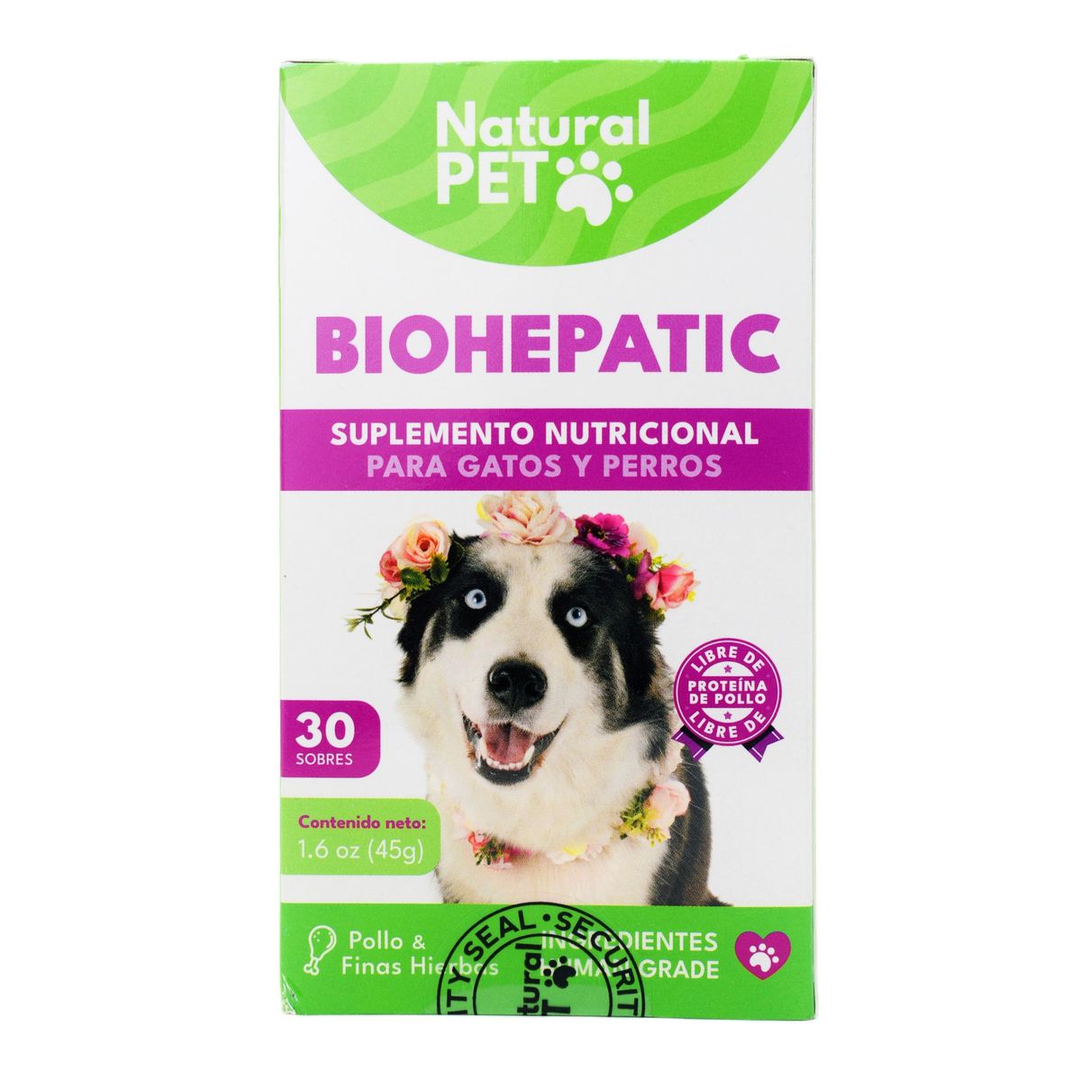 GENERICO - Biohepatic Suplemento Natural Para Perros Y Gatos 30 Sobres