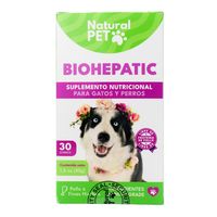 Biohepatic Suplemento Natural Para Perros Y Gatos 30 Sobres