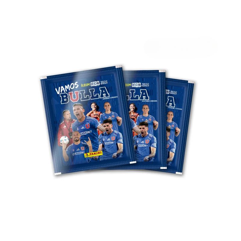 PANINI CHILE - Pack 48 Sobres Universidad De Chile - Vamos Bulla