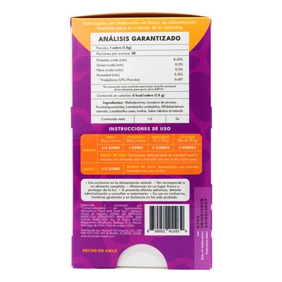 Imagen 2 del producto Biobiotics Suplemento Natural Para Perros Y Gatos 30 Sobres