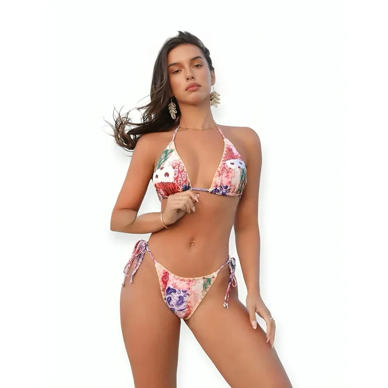 SOL AMADO - Traje de Baño Mujer Estampado Paisley