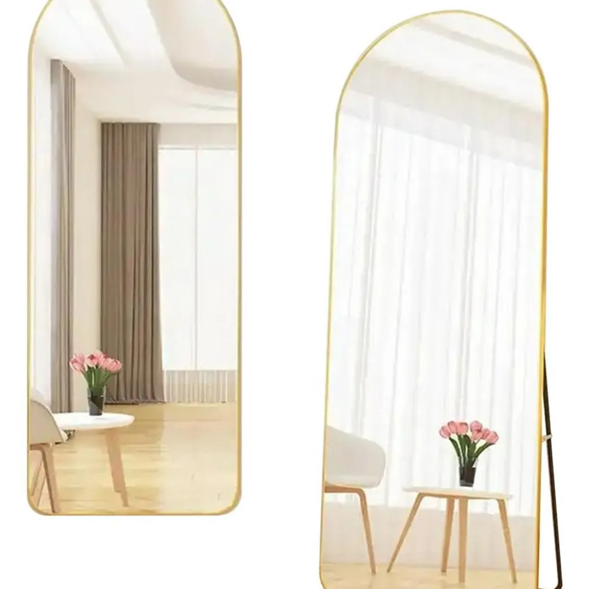 GENERICO - Espejo Pedestal Y Muro 1.60 X 50Cm Espejo Cuerpo Entero