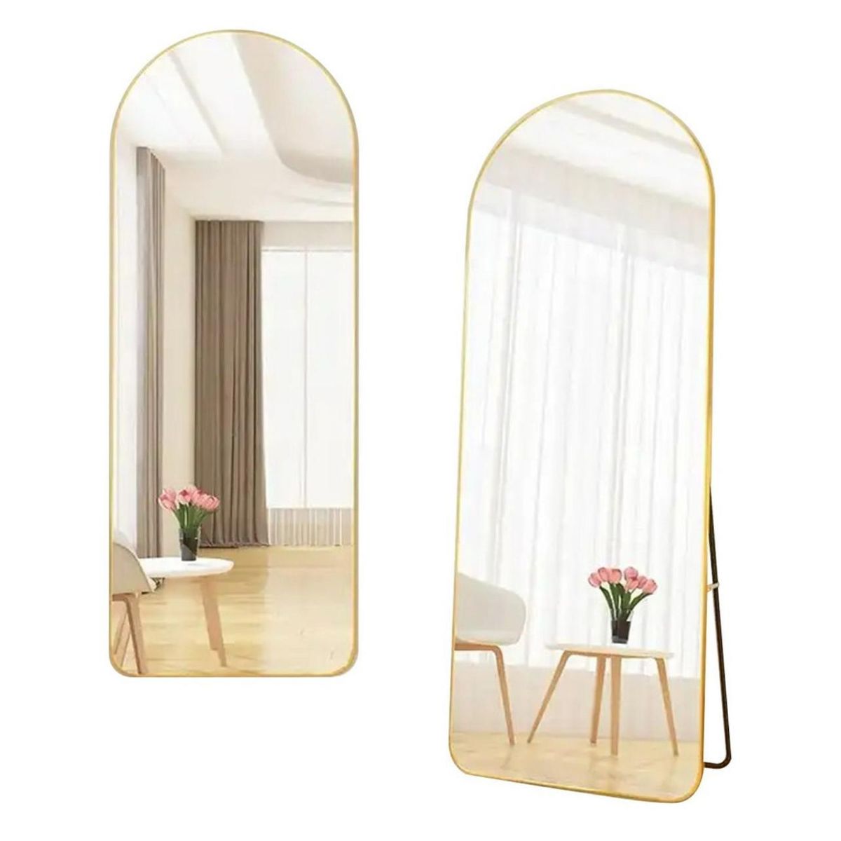 GENERICO - Espejo Pedestal Y Muro 1.60 X 50Cm Espejo Cuerpo Entero