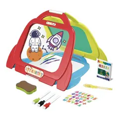 GENERICO - Pizarra Doble Infantil 2 en 1 – Magnética, con Marcadores