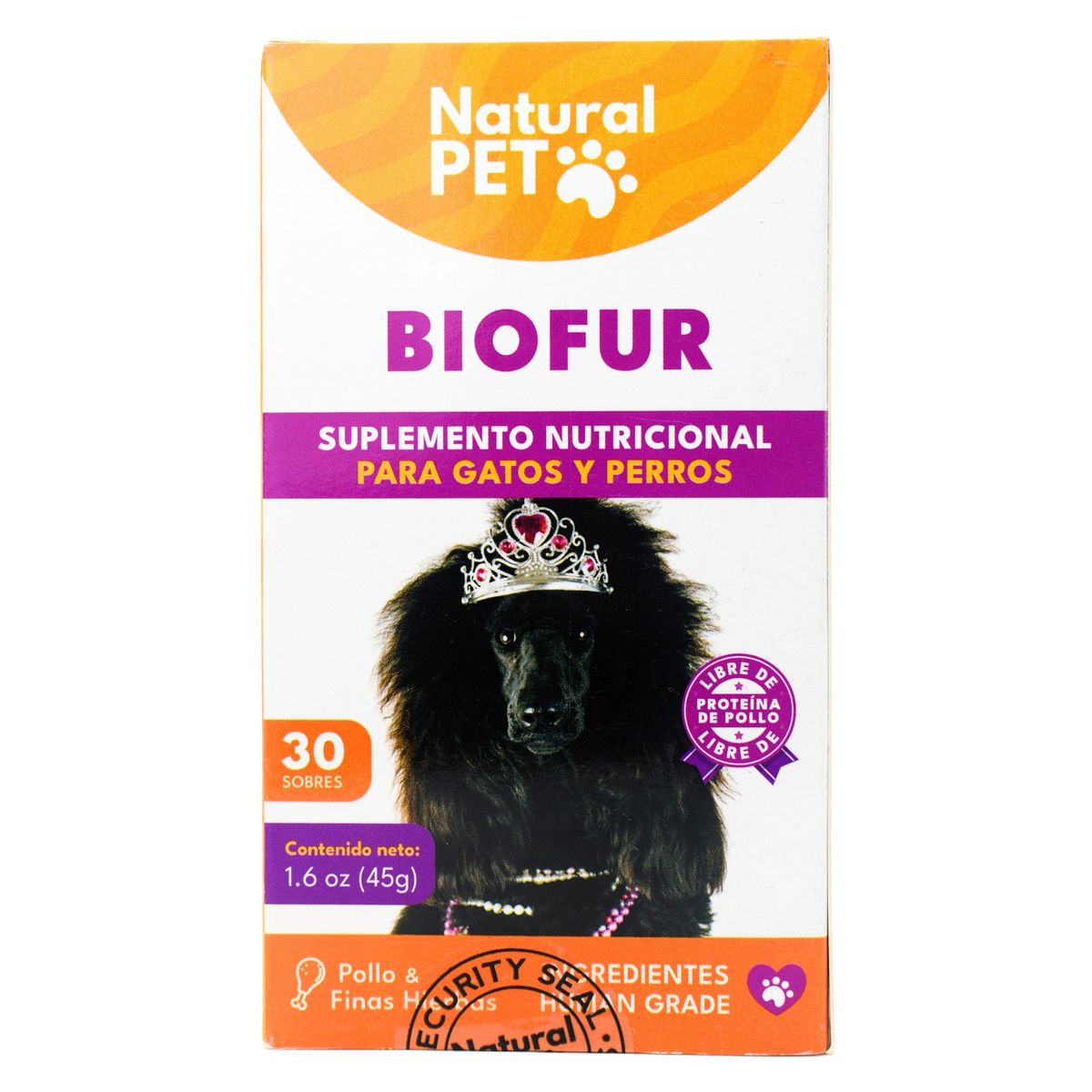 GENERICO - Biofur Suplemento Natural Para Perros Y Gatos 30 Sobres