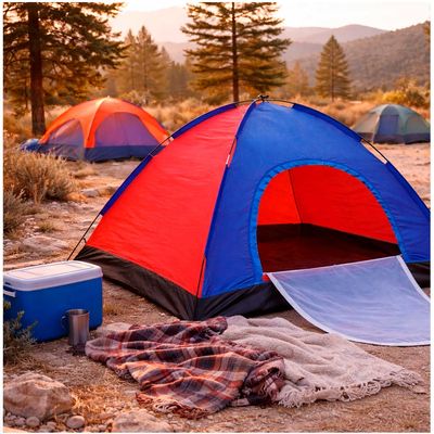 Imagen 2 del producto Carpa Camping 3 Personas Impermeable Playa Montaña Viaje