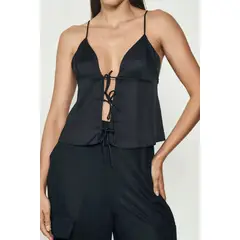 COLCCI - Blusa Comfort con Abertura Frontal