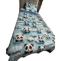 COBERTOR QUILT VERANO INFANTIL PANDA