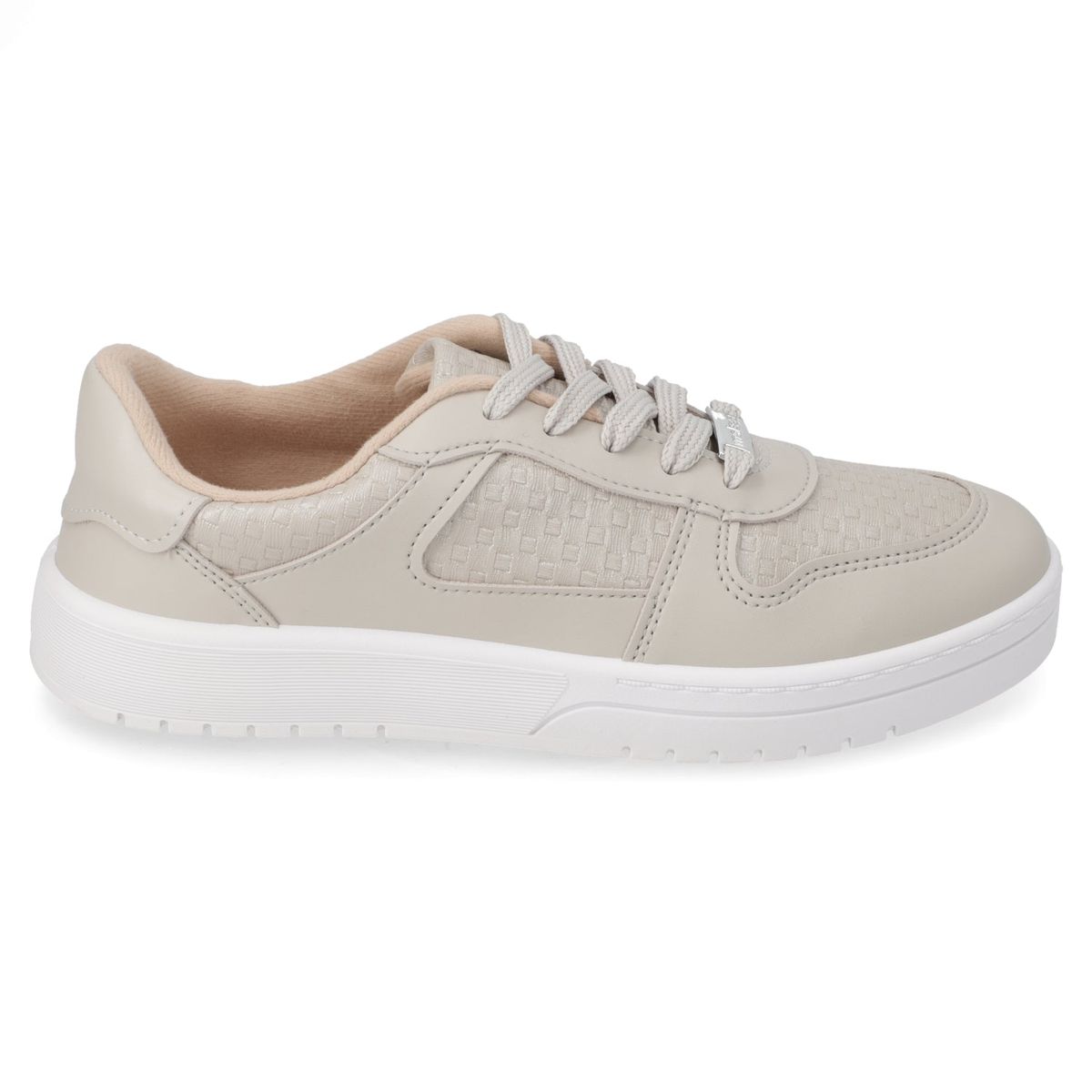 MOLECA - Zapatilla Casual Gris Moleca