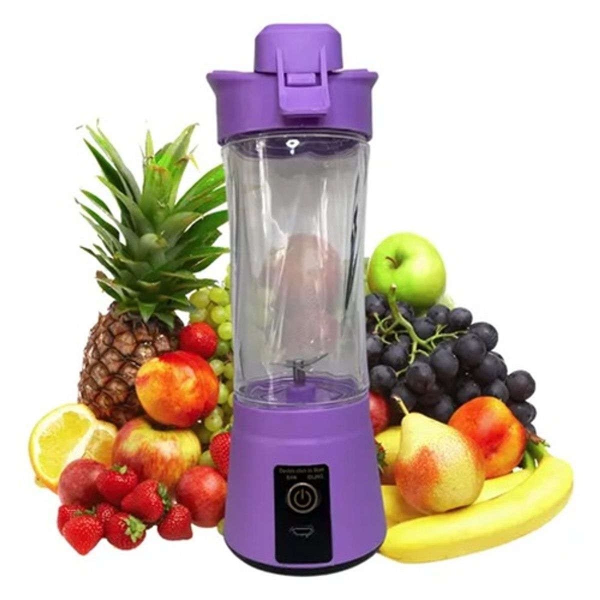 GENERICO - Batidora Juguera Portátil USB Recargable Violeta