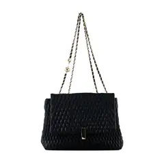 MAILEA - Cartera Ecocuero Acolchada 465 Mujer Negro