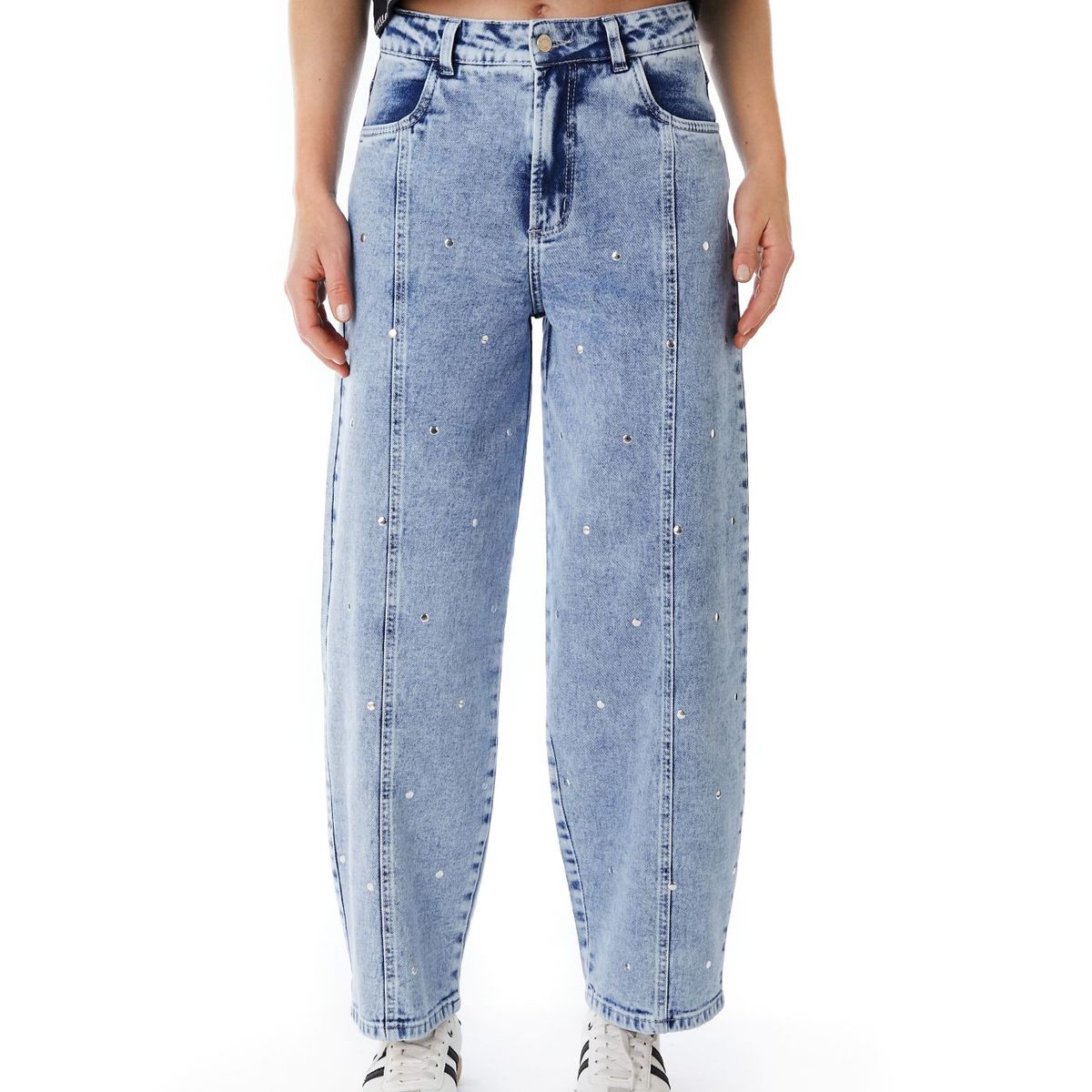 EFESIS - JEANS EINAR BALLOON STRASS AZUL LIGHT EFESIS