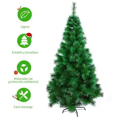 GENERICO - Arbol De Navidad Aguja De Pino Verde Pascua frondoso 150mt