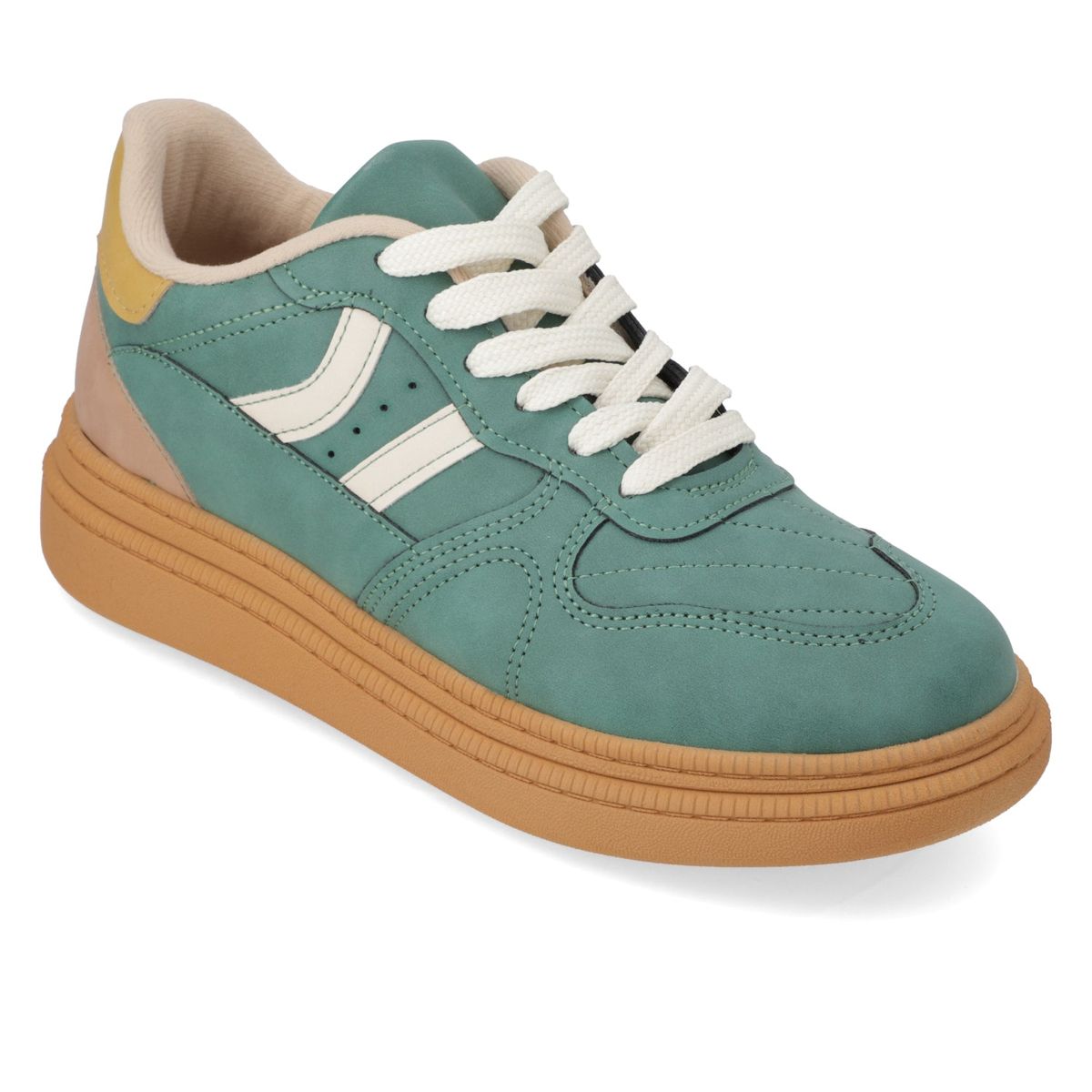 MOLECA - Zapatillas Casuales Verde Moleca