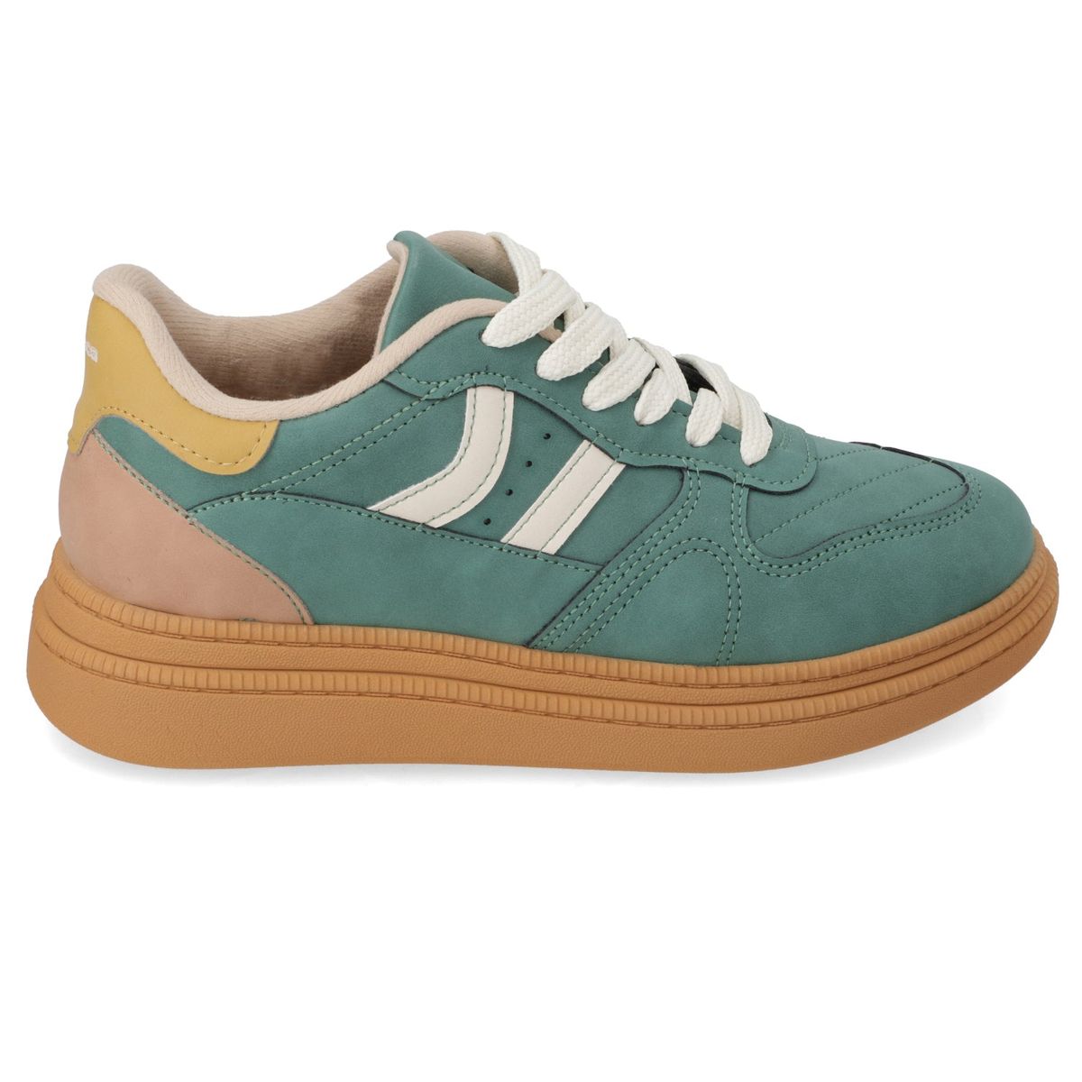 MOLECA - Zapatillas Casuales Verde Moleca