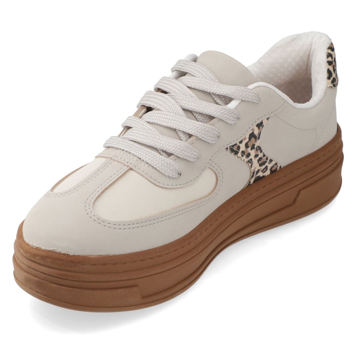 BEIRA RIO - Zapatillas Casuales Gris Animal Print Beira Rio