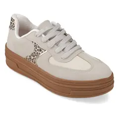 BEIRA RIO - Zapatillas Casuales Gris Animal Print
