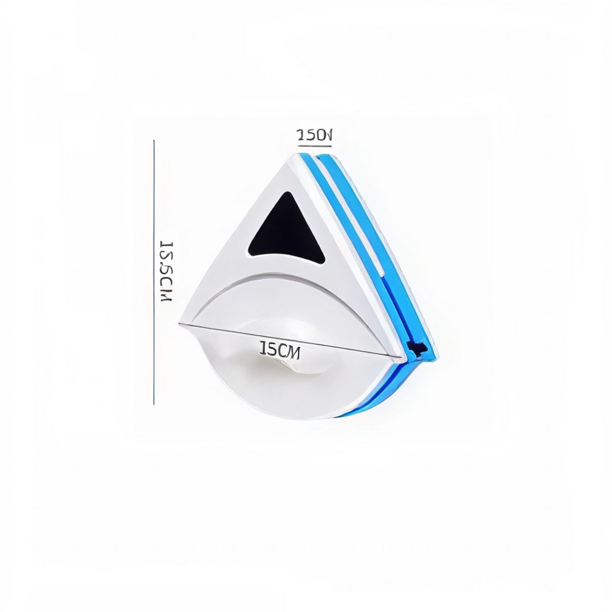 MOVI - Limpia Vidrios Magnético Triangular Doble Cara