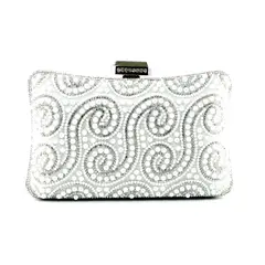 MAILEA - Cartera Perla de Noche 860 Mujer Plateado