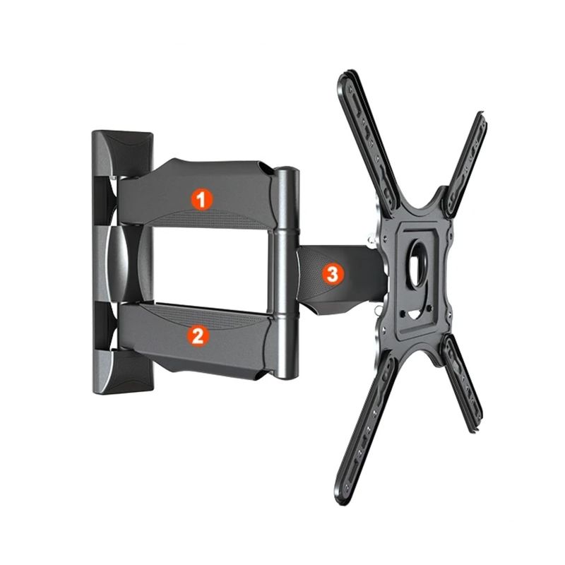 GENERICO - Base Soporte Tv Pared 3 Brazos Ajustable 32 A 60 Pulgadas Premium