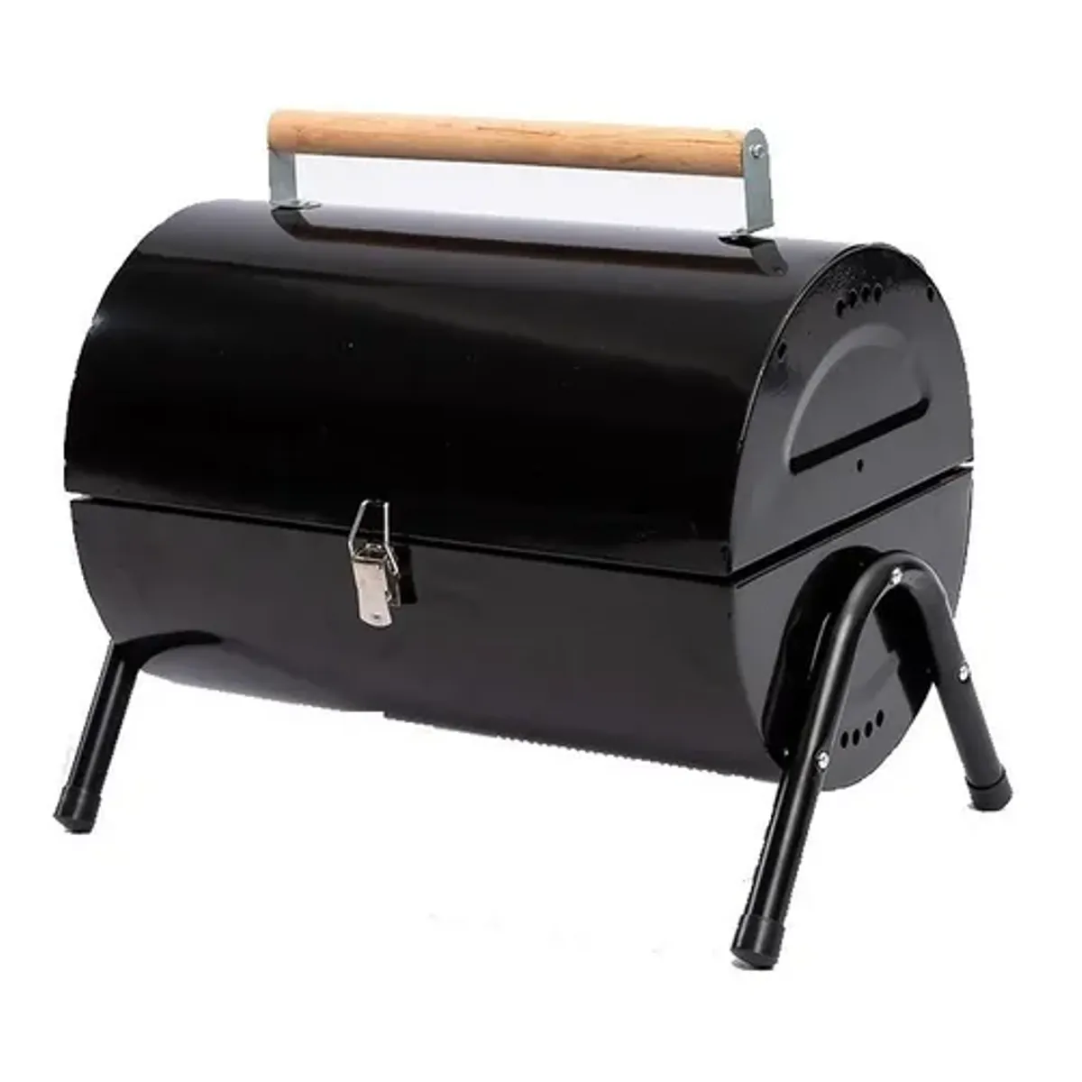 CARIBEE - Parrilla Asador A Carbón Tipo Barril Portatil