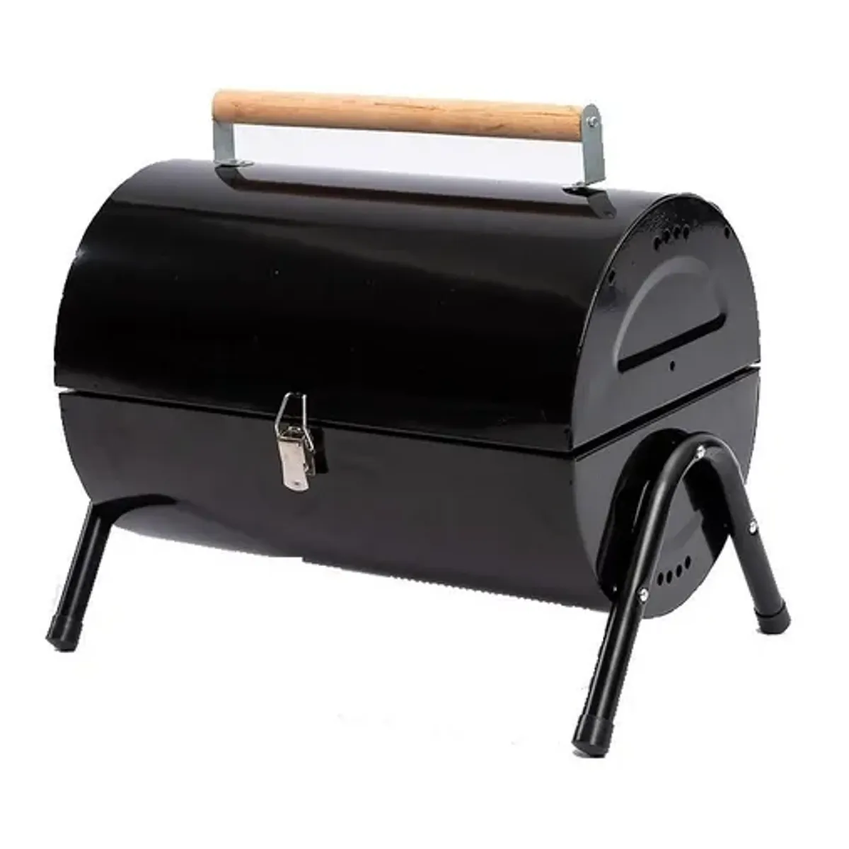 CARIBEE - Parrilla Asador A Carbón Tipo Barril Portatil