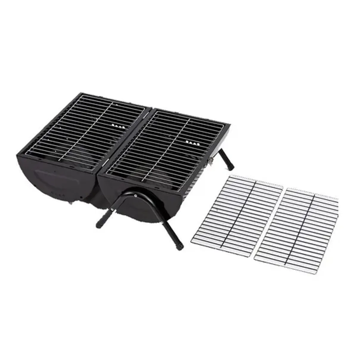 CARIBEE - Parrilla Asador A Carbón Tipo Barril Portatil