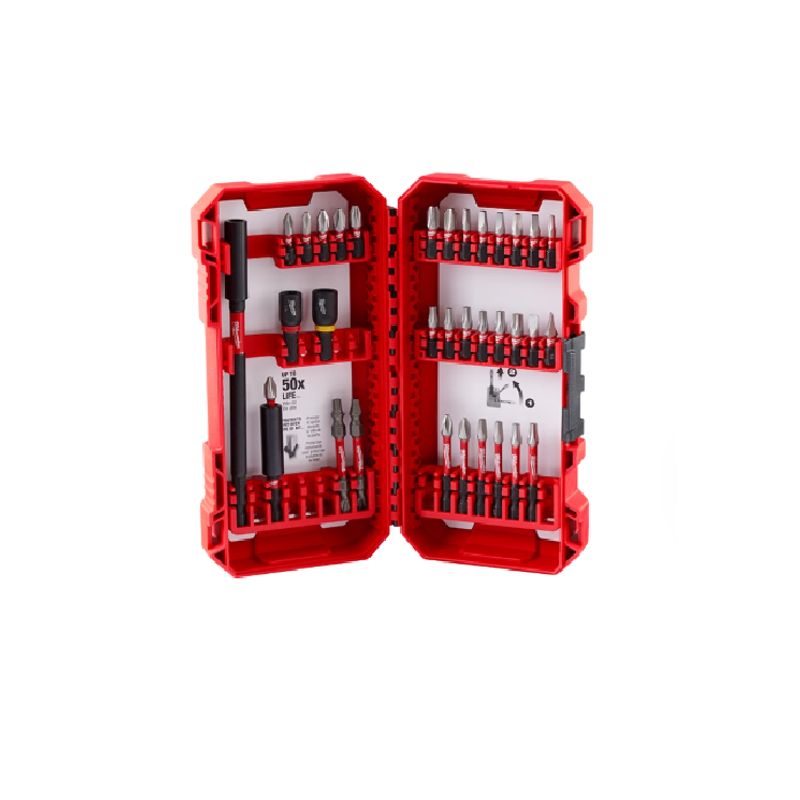 MILWAUKEE - Juego de puntas shockwave 34 piezas impact Duty Milwaukee