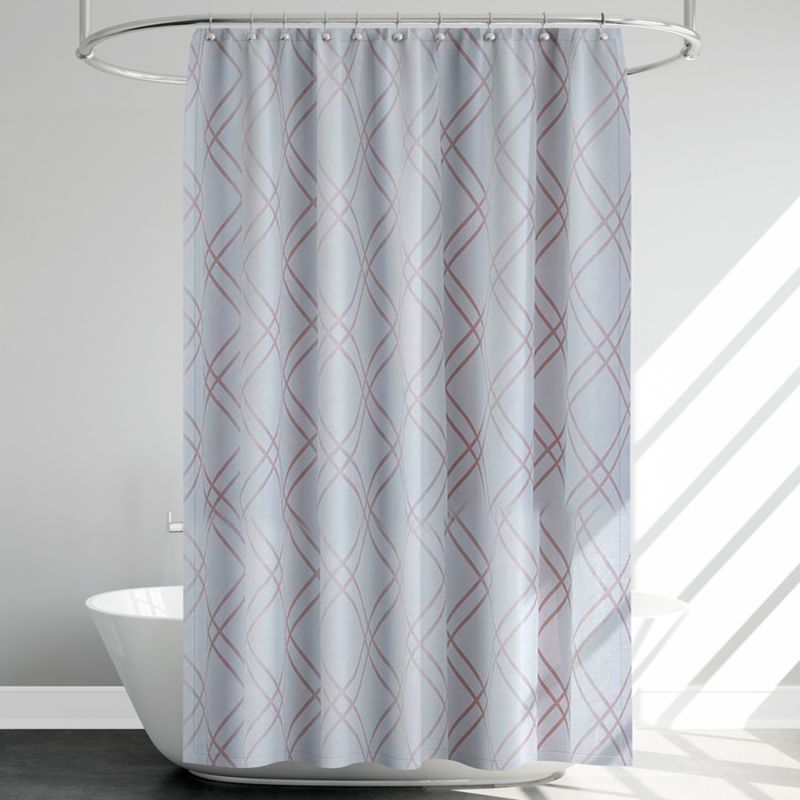 CHITECO - Set Cortina De Baño Forro Piso Antideslizante Chiteco 180x180 cm