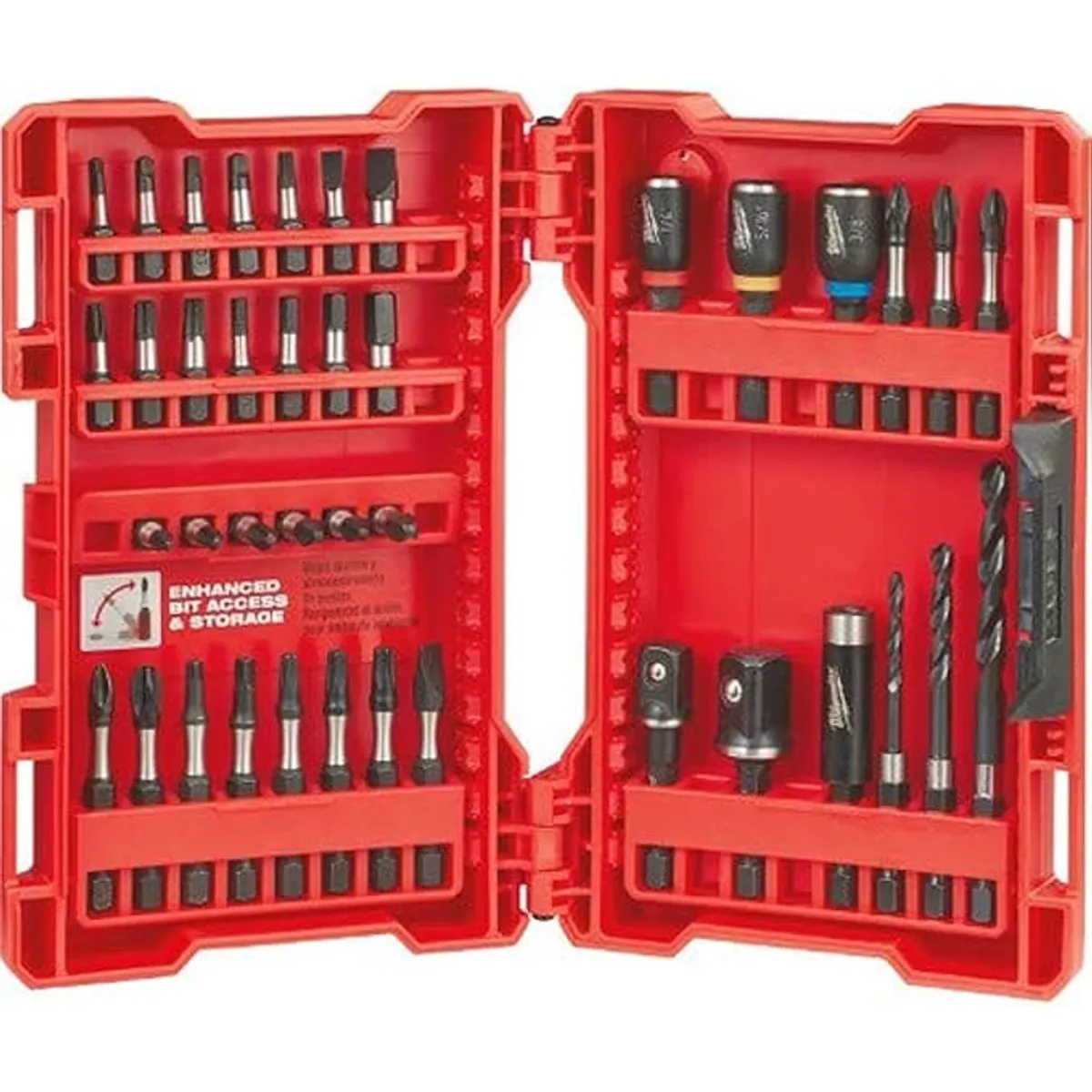 MILWAUKEE - Juego de puntas shockwave 40 piezas impact Milwaukee