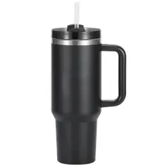 GENERICO - Vaso Térmico Portátil De Acero Inoxidable 1200ml Para Bebidas Frías Y Calientes Con Tapa Antiderrames