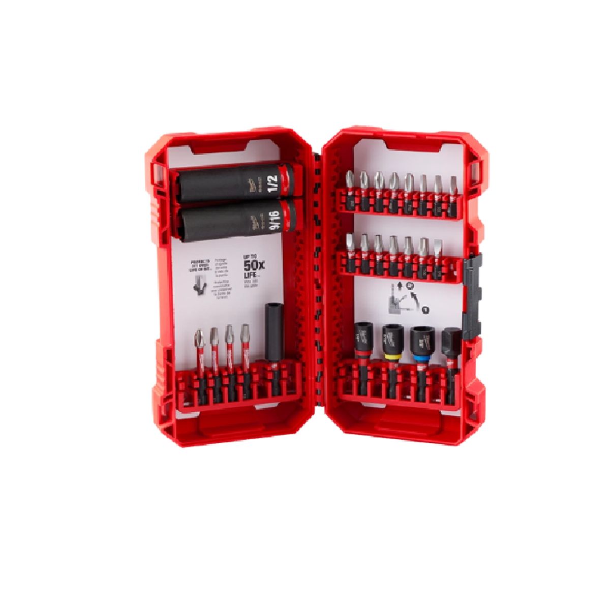 MILWAUKEE - Juego de puntas shockwave 26 piezas impact Milwaukee