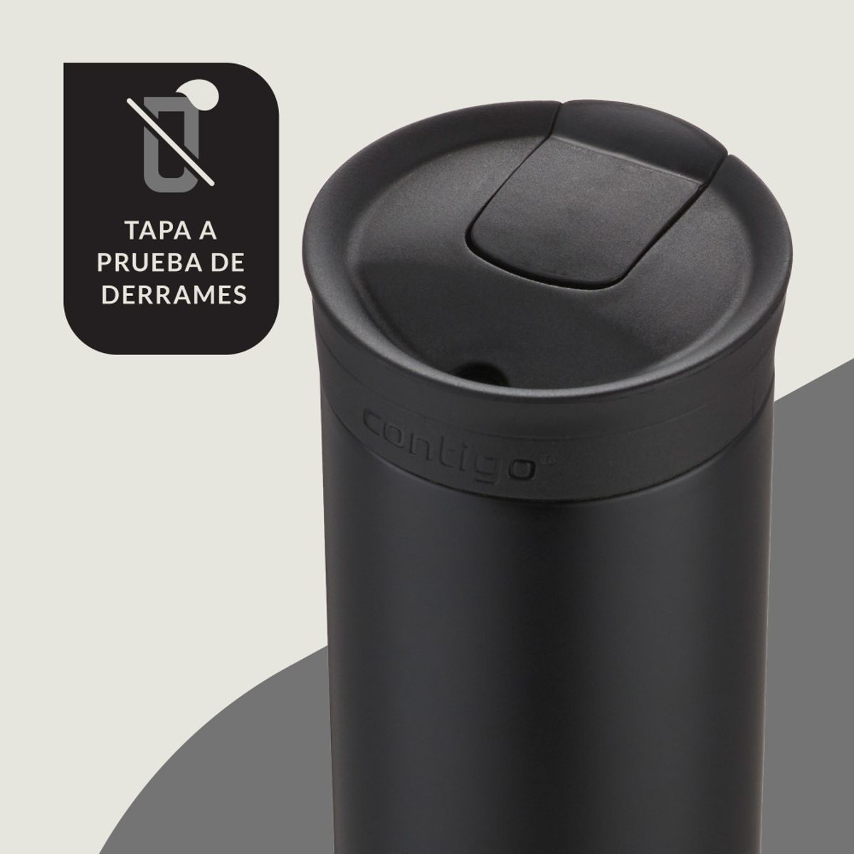 CONTIGO - Vaso Termico Contigo Huron 2.0 SnapSeal 591 ml Negro