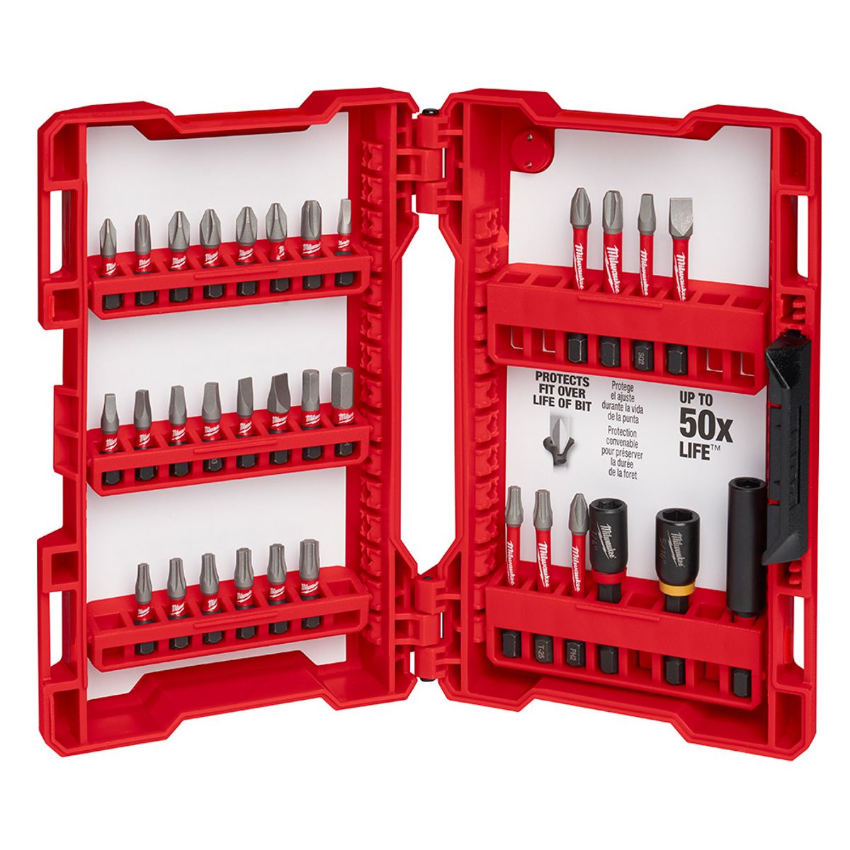 MILWAUKEE - Juego de puntas shockwave 32 piezas impact Milwaukee
