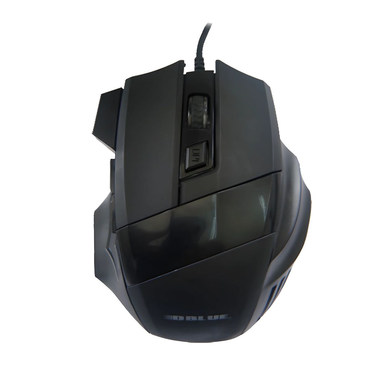 DBLUE - Gaming Mouse 1600 DPI USB con LED Azul Ergonómico - PS