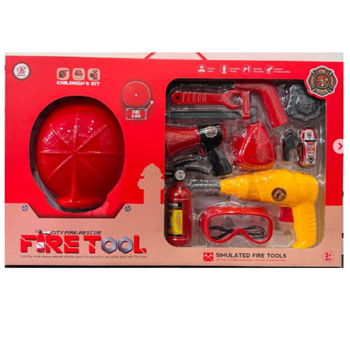 MESAJUEGO - Set de Bombero juguete para ninos