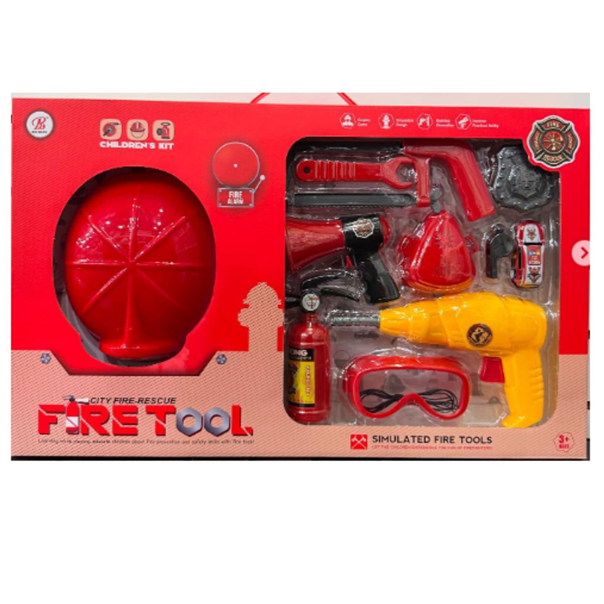 MESAJUEGO - Set de Bombero juguete para ninos