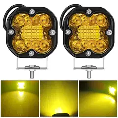 ATURE - 2u Luz Led De Trabajo Para Automóvil De Alto Brillo 66w