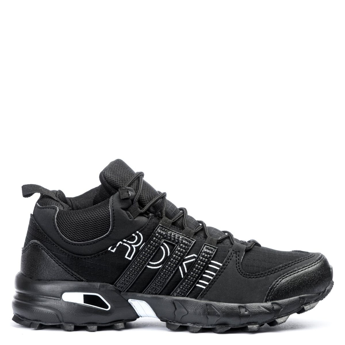 CHANCLETA - Zapatilla Urbana Hombre High Roke Negro