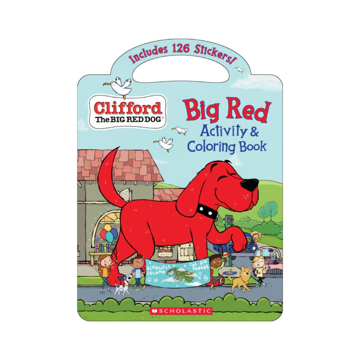 SCHOLASTIC - Libro Clifford Actividades Y Para Colorear Inglés