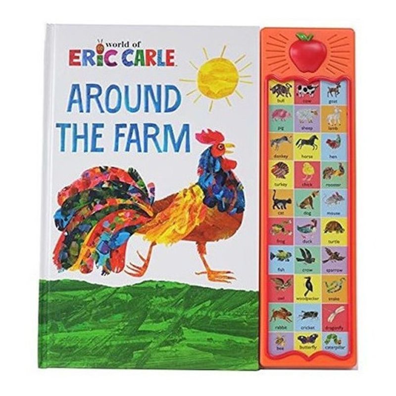 PI KIDS - Libro Inglés Eric Carle Around the Farm Sonidos Hardcover