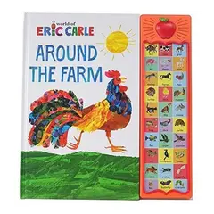 PI KIDS - Libro Inglés Eric Carle Around the Farm Sonidos Hardcover